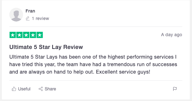 Ultimate 5 Step Lay testimonial desktop 1