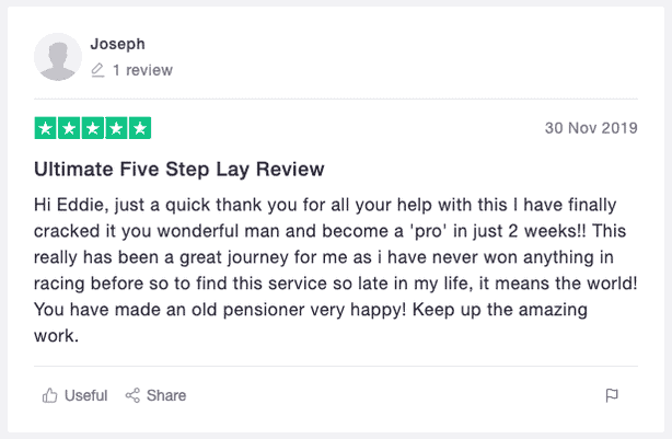 Ultimate 5 Step Lay testimonial desktop 5